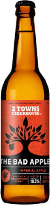 2 Towns Ciderhouse The Bad Apple Imperial Cider in Bottles - 16.9 Fl. Oz. - Image 2