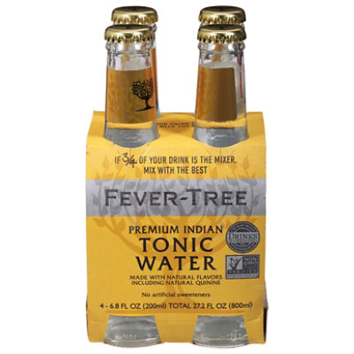 Fever-Tree Premium Indian Tonic Water - 4-6.8 Oz