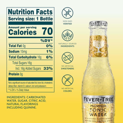 Fever-Tree Premium Indian Tonic Water - 4-6.8 Oz - Image 2