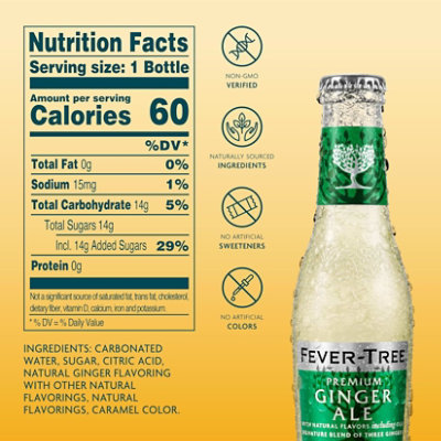 Fever-Tree Ginger Ale Premium - 4-6.8 Oz - Image 2