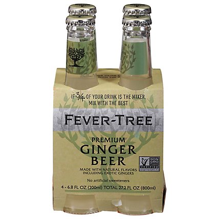 Fever-Tree Ginger Beer Premium - 4-6.8 Oz - Image 1