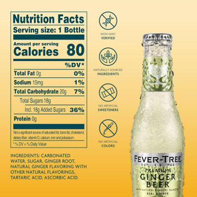 Fever-Tree Ginger Beer Premium - 4-6.8 Oz - Image 2