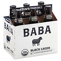 Uinta Organic Baba Black Lager Bottles - 6-12 Fl. Oz. - Image 1