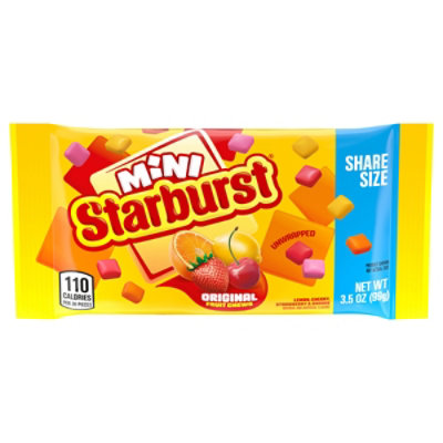 Starburst Fruit Chews Chewy Candy Original Minis Share Size Pack - 3.5 Oz - Image 2