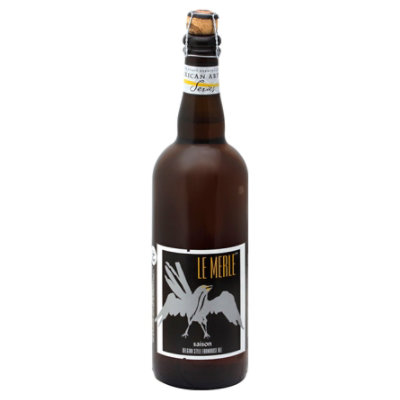 North Coast Le Merle Farmhouse Ale Bottle - 25.4 Fl. Oz. - Image 1