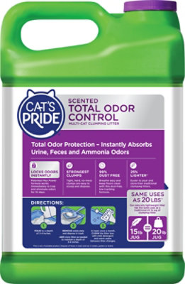 Cats Pride Cat Multi Clumping Litter Scented Total Odor Contol - 15 Lb - Image 5