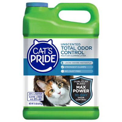Cats Pride Cat Multi Clumping Litter Unscented Total Odor Control - 15 Lb - Image 3