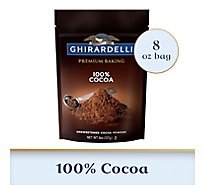 Ghirardelli Premium 100% Unsweetened Baking Cocoa - 8 Oz