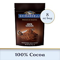 Ghirardelli Premium 100% Unsweetened Baking Cocoa - 8 Oz - Image 1