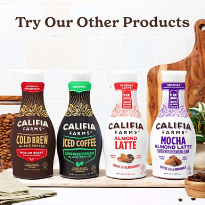 Califia Farms XX Espresso Cold Brew Coffee with Almond Milk - 48 Fl. Oz. - Image 2