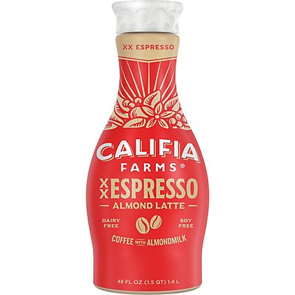 Califia Farms XX Espresso Cold Brew Coffee with Almond Milk - 48 Fl. Oz. - Image 1