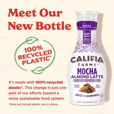 Califia Farms Mocha Cold Brew Coffee with Almond Milk - 48 Fl. Oz. - Image 4