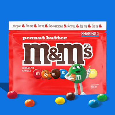 M&M'S Peanut Butter Milk Chocolate Candy Sharing Size In Resealable Bag - 9 Oz - Image 3