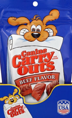 Carry outs dog treats warning best sale