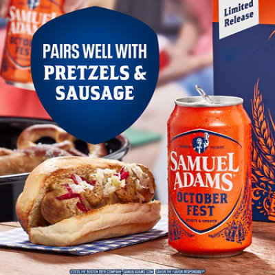 Samuel Adams Octoberfest Seasonal Beer Cans - 12-12 Fl. Oz - Image 5