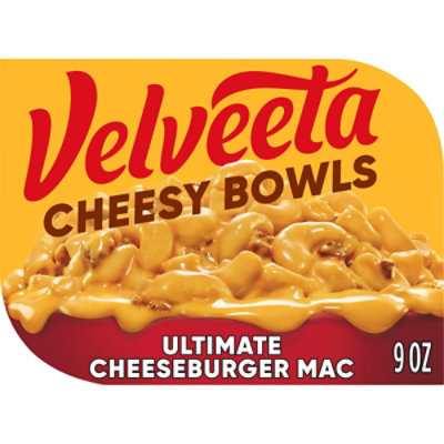 Velveeta Cheesy Bowls Ultimate Cheeseburger Mac Microwave Meal - 9 Oz - Image 1