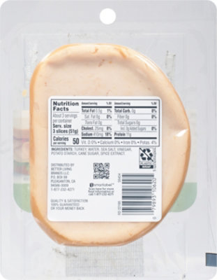 Open Nature Turkey Breast Oven Roasted - 6 Oz - Image 7