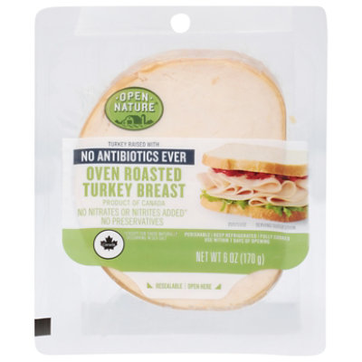 Open Nature Turkey Breast Oven Roasted - 6 Oz - Image 2