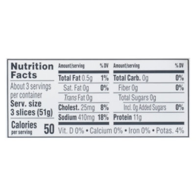 Open Nature Turkey Breast Oven Roasted - 6 Oz - Image 5