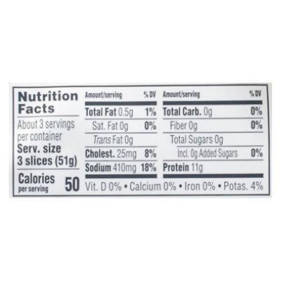 Open Nature Turkey Breast Smoked - 6 Oz - Image 5