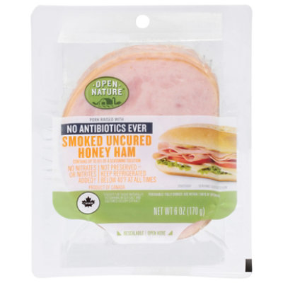 Open Nature Ham Uncured Honey - 6 Oz - Image 2