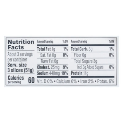 Open Nature Ham Uncured Honey - 6 Oz - Image 5