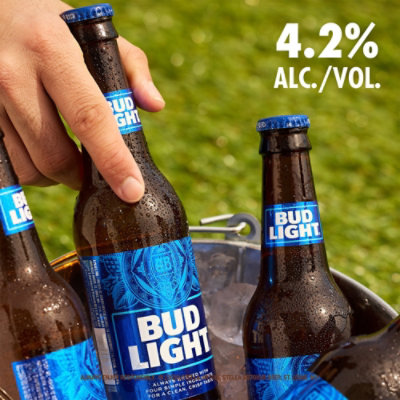 Bud Light American Lager Beer in Bottles - 8 - 16 Fl. Oz. - Image 4