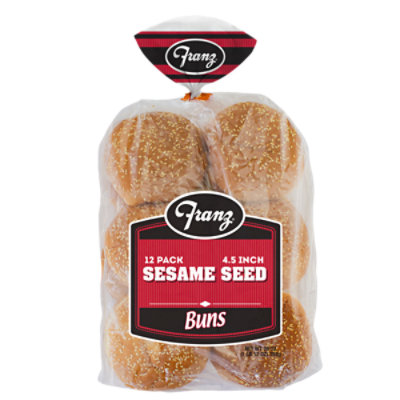 Franz Hamburger Buns 12 Count - 28 Oz - Image 1