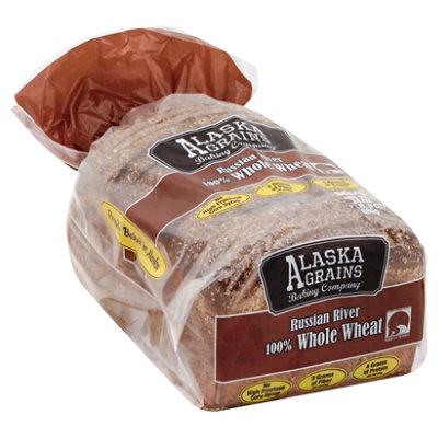 Alaska Grains Baking Co 100% Whole Wheat Bread - 24 Oz - Image 1