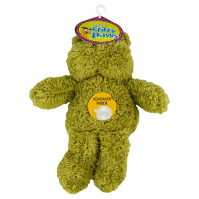 Sergeants Dog Toy Crazy Paws Plush Farm Animal Fish - Each