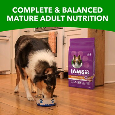 Iams Proactive Health Healthy Aging for Mature & Senior Dogs Chicken Adult Dry Dog Food - 15 Lbs - Image 4