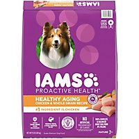 IAMS Mature Adult With Real Chicken Dry Dog Food For Senior Dogs In Bag - 15 Lbs - Image 1