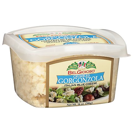 BelGioioso Cheese Crumbly Gorgonzola Tubs - 14 Oz - Image 1