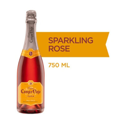 Campo Viejo Cava Brut Rose Sparkling Wine - 750 Ml - Image 1