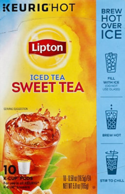 lipton keurig sweet tea