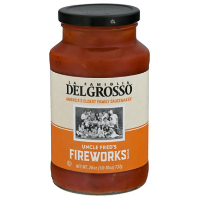 La Famiglia Del Grosso Sauce Uncle Freds Fireworks Sauce Jar - 26 Oz - Image 3