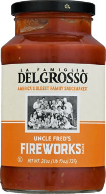 La Famiglia Del Grosso Sauce Uncle Freds Fireworks Sauce Jar - 26 Oz - Image 2