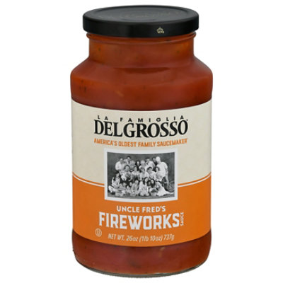 La Famiglia Del Grosso Sauce Uncle Freds Fireworks Sauce Jar - 26 Oz
