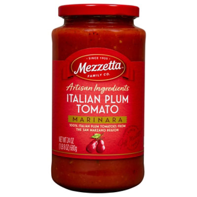 Mezzetta Italian Plum Tomato Marinara - 24 Oz