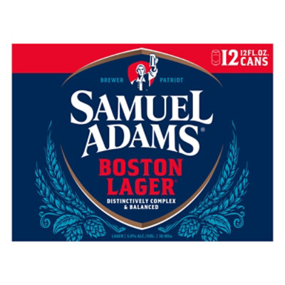 Samuel Adams Beer Boston Lager Cans - 12-12 Fl. Oz. - Image 5