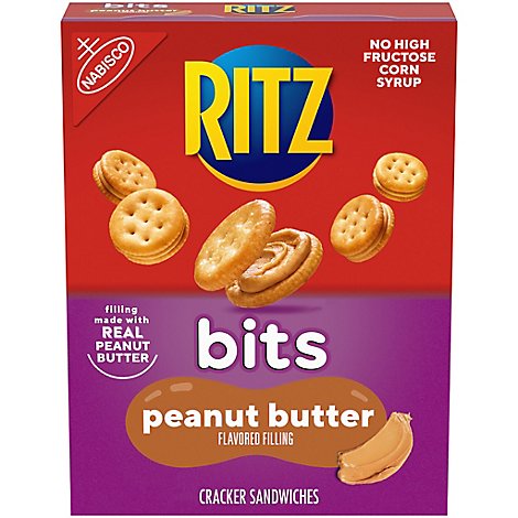 RITZ Bits Crackers Sandwiches Peanut Butter - 8.8 Oz