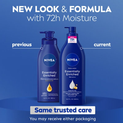 NIVEA Body Lotion Essentially Enriched - 16.9 Fl. Oz. - Image 2