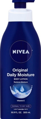 NIVEA Body Lotion Daily Moisture Original - 16.9 Fl. Oz. - Image 2