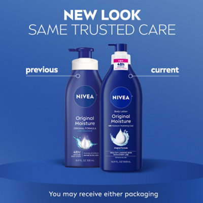 NIVEA Body Lotion Daily Moisture Original - 16.9 Fl. Oz. - Image 2