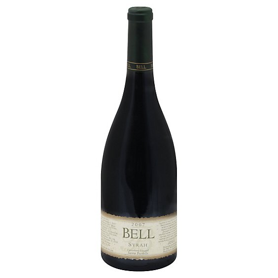 Bell Syrah Canterbury Vineyard Wine - 750 Ml