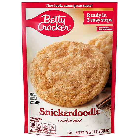 Betty Crocker Cookie Mix Snickerdoodle - 17.9 Oz