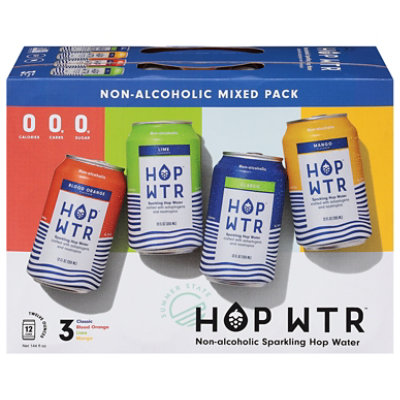 Classic Flavor Sparkling Hop Water (Non-Alcoholic) 12-Pack