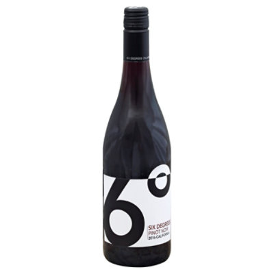 Six Degrees Pinot Noir Wine - 750 Ml