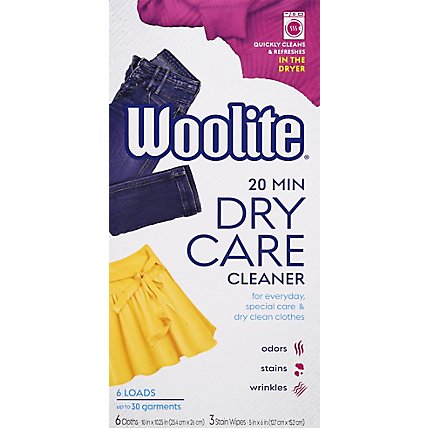 Woolite Dry Cleaner At Home Fresh Scent - 6 Count - Image 2