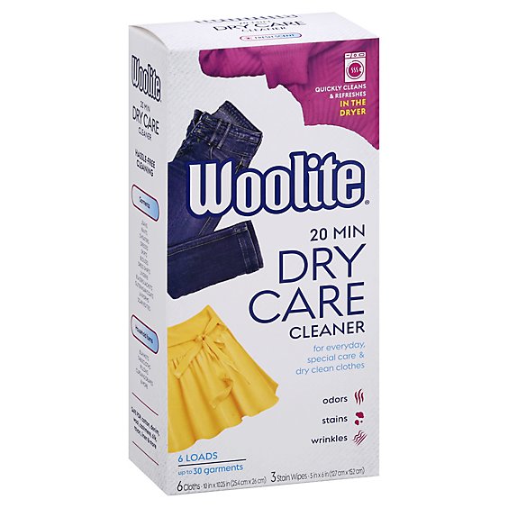 Woolite Dry Cleaner At Home Fresh Scent - 6 Count